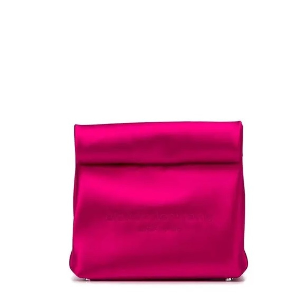 Alexander Wang Fuchsia Satin Clutch